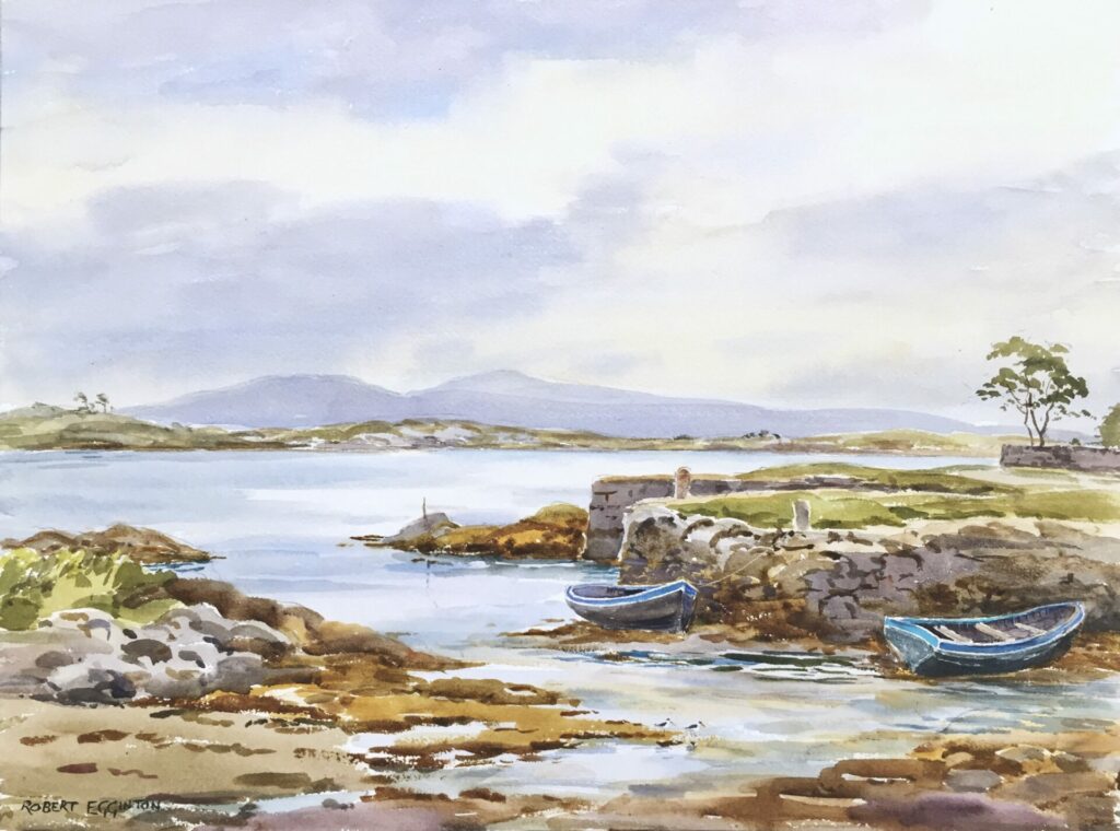 Old Harbour, Roundstone | Robert Egginton – The Whitethorn Gallery