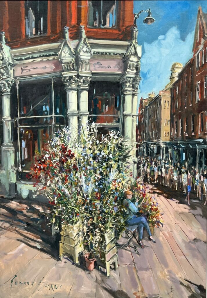 Grafton Street In Spring Sunshine | Gerard Byrne – The Whitethorn Gallery
