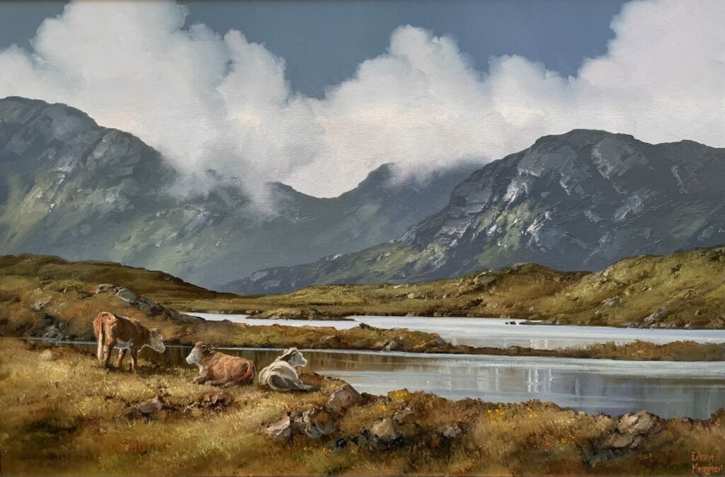 Lazy Day On Roundstone Bog | Eileen Meagher – The Whitethorn Gallery